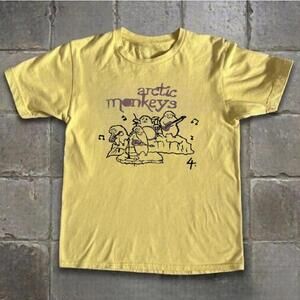 Yellow Arctic Monkeys Band Tee